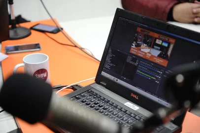  CAXIAS DO SUL, RS, BRASIL (30/07/2019)Show dos Esportes edição Gaúcha Serra com apresentação de Eduardo Costa e Cristiano Daros. Convidado novo diretor de futebol do Ser Caxias Lairton Zandonai. (Antonio Valiente/Agência RBS)