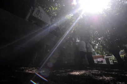  CAXIAS DO SUL, RS, BRASIL, 24/01/2020 - Idealizada por Íris Maria Porsch, Gruta do Divino Pai Eterno foi fundada em 23 de janeiro de 2013 e tornou-se um ponto de oração no bairro Kayser. Uma vez por mês a comunidade religiosa do bairro reza o terço no local e uma vez por ano, uma missa seguida de procissão até a gruta é realizada pelos fiéis. Devotas do Divino Pai Eterno, Íris Mari Canto e Maria Roider são frequentadoras do local e tiveram graças alcançadas. (Marcelo Casagrande/Agência RBS)