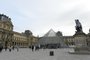 The area around the Louvre Pyramid at the Louvre museum in Paris stands largely deserted on November in Paris on November 14, 2015, following a series of coordinated attacks in and around Paris late Friday which left more than 120 people dead.  Schools, markets, museums and major tourist sites in the Paris area were closed on Saturday and sporting fixtures were cancelled following the terror attacks on the French capital, local authorities said.. AFP PHOTO / BERTRAND GUAY<!-- NICAID(11821615) -->