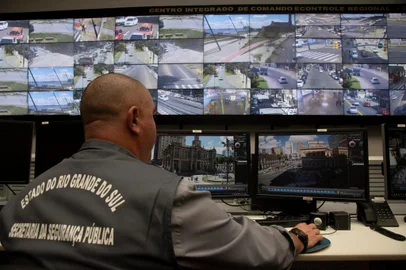  Departamento de Comando e Controle Integrado (DCCI) da Secretaria da Segurança Pública.Indexador: RODRIGO ZIEBELL<!-- NICAID(14402285) -->