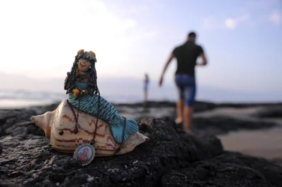  TORRES, RS, BRASIL, 02/02/2020 - Amanhecer na praia de Torres, no dia 02 de fevereiro, dia de Iemanjá. Sugestão de contacapa ensaio fotográfico. (Marcelo Casagrande/Agência RBS)