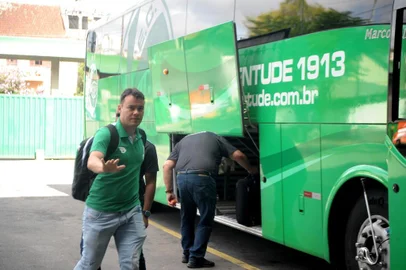  CAXIAS DO SUL, RS, BRASIL, 03/02/2020Juventude viaja hoje para Maceió para enfrentar o Coruripé na estréia da Copa do Brasil.(Lucas Amorelli/Agência RBS)