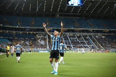  PORTO ALEGRE, RS, BRASIL - 03.02.2020 - Grêmio e Esportivo se enfrentam pela 4ª rodada do Campeonato Gaúcho 2020 na Arena do Grêmio. (Foto: Jefferson Botega/Agencia RBS)