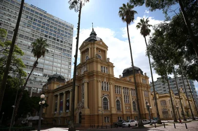  PORTO ALEGRE, RS, BRASIL - Ronda por espaços culturais da capital. Fachada do MARGS.