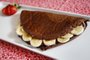  PORTO ALEGRE, RS, BRASIL, 04-04-2016: Crepioca doce de banana preparada pela personal chef Flavinha Mello na Casa Destemperados para Guia de Alimentação Saudável. (Foto: Mateus Bruxel / Agência RBS)Indexador: Mateus_Bruxel