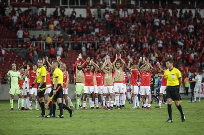  PORTO ALEGRE, RS, BRASIL - 11.02.2020 - Inter x Universidad de Chile, pela Libertadores da América. (Foto: André Ávila/Agencia RBS)Indexador: Andre Avila