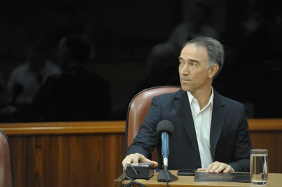  CAXIAS DO SUL, RS, BRASIL, 19/02/2020398º sessão ordinária da Cãmara de Vereadores de Caxias do Sul tem a volta do Vereador Chico Guerra.(Lucas Amorelli/Agência RBS)