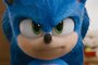Sonic (Ben Schwartz) in SONIC THE HEDGEHOG from Paramount Pictures and Sega. Photo Credit: Courtesy Paramount Pictures and Sega of America.<!-- NICAID(14415370) -->