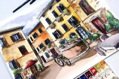 Fredy Varela ministra curso de aquarela em Caxias<!-- NICAID(14427075) -->