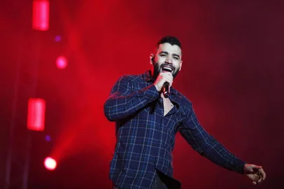  PORTO ALEGRE, RS, BRASIL, 18-05-2019: Festival Villamix, no Anfiteatro Por do Sol. Na foto, Gusttavo Lima (FOTO FÉLIX ZUCCO/AGÊNCIA RBS, Editoria Segundo Caderno).<!-- NICAID(14084019) -->