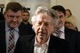 (FILES) This file photo taken on October 30, 2015 shows Oscar-winning director Roman Polanski arriving for a press conference after his trial at the regional court in Krakow.Poland on May 31, 2016 relaunched a procedure to extradite Polanski to the United States to face sentencing for a 1977 case of statutory rape. / AFP PHOTO / JANEK SKARZYNSKI<!-- NICAID(12230054) -->