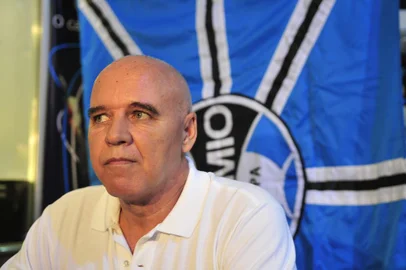 *** tadeu vilani - grêmio 25 anos ***comemoração dos 25 anos da conquista do campeonato mundial pelo grêmio.Valdir Espinosa. Fotógrafo: tadeu vilani<!-- NICAID(2034319) -->