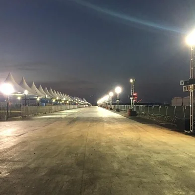 Iluminação no Porto Seco para os desfiles de Carnaval <!-- NICAID(13998602) -->