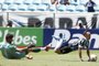 Grêmio enfrenta o Juventude, na Arena, pela primeira rodada do segundo turno do Gauchão. No lance, Pepê<!-- NICAID(14435698) -->