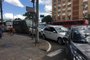 Engavetamento com viatura da BM e outros três carros gera lentidão na Avenida João Pessoa<!-- NICAID(14438431) -->