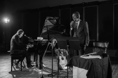 Seu Jorge e Daniel Jobim<!-- NICAID(14437982) -->