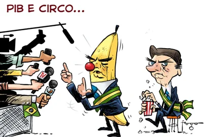 Charge de Fraga publicada no espaço de Iotti em 5 de março de 2020<!-- NICAID(14440250) -->