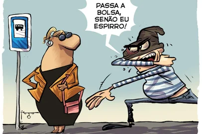 charge de Fraga publicada no espaço de Iotti em 9 de março de 2020<!-- NICAID(14444398) -->