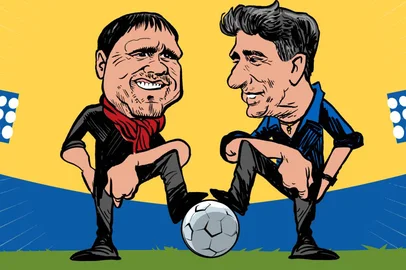 Vídeo Eduardo Coudet e Renato Portaluppi Gre-Nal