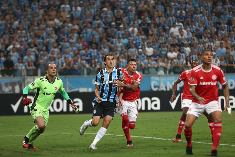  PORTO ALEGRE, RS, BRASIL - Grêmio e Inter jogam na Arena, pelo Grupo E da Libertadores da América 2020. (Foto: Jefferson Botega/Agencia RBS)<!-- NICAID(14449700) -->