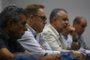  PORTO ALEGRE, RS, BRASIL - 16.03.2020 - Reunião de representantes de clubes com presidente da FGF para avaliar suspensão do Gauchão. (Foto: Mateus Bruxel/Agencia RBS)<!-- NICAID(14452661) -->
