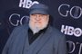 US novelist George R. R. Martin arrives for the Game of Thrones eighth and final season premiere at Radio City Music Hall on April 3, 2019 in New York city. (Photo by Angela Weiss / AFP)<!-- NICAID(14040734) -->