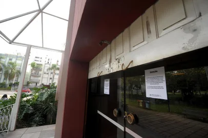  CAXIAS DO SUL, RS, BRASIL, 18/03/2020Centro de cultura Ordovás fechado por tempo indeterminado por decreto municipal.(Lucas Amorelli/Agência RBS)<!-- NICAID(14455082) -->
