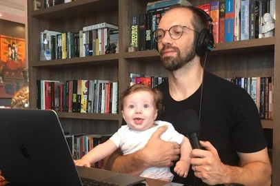 Daniel Scola a filha çacula, Tereza.<!-- NICAID(14463370) -->