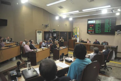  CAXIAS DO SUL, RS, BRASIL, 04/02/2020Primeira sessão da câmara de vereadores do ano(Lucas Amorelli/Agência RBS)<!-- NICAID(14408148) -->