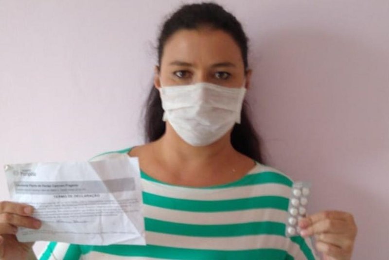 Enfermeira Tassiana Cancian está em isolamento devido à suspeita de covid-19<!-- NICAID(14468998) -->