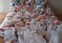 Doações de alimentos beneficiam mais de 300 famílias na Região Metropolitana