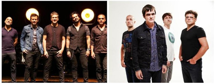 Montagem sobre fotos: Jota Quest / Divulgação