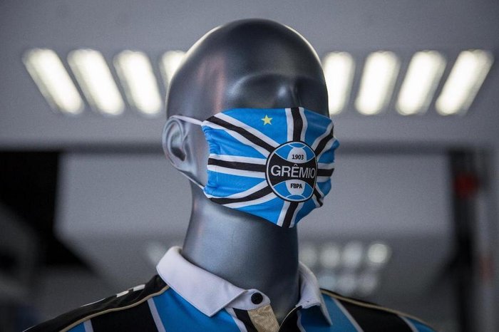 Grêmio lança máscara personalizada de proteção ao coronavírus ...