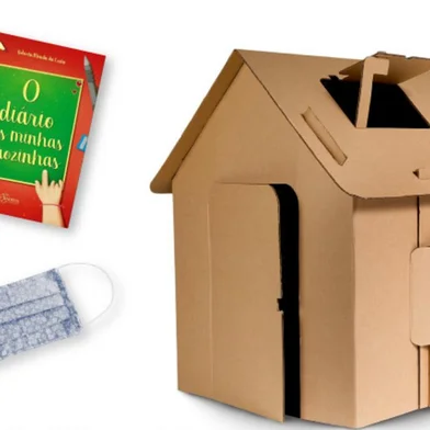 Fabricante gaúcha de brinquedos de papelão, a Eu Amo Papelão lança kit para incentivar crianças a ficarem em casa<!-- NICAID(14478479) -->