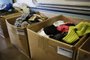 PORTO ALEGRE, RS, BRASIL, 29-05-2019: Roupas e calçados doados para a Campanha do Agasalho 2019 em processo de triagem, na Zonal Centro, da Smam, no bairro Cidade Baixa. (Foto: Mateus Bruxel / Agência RBS)<!-- NICAID(14099390) -->