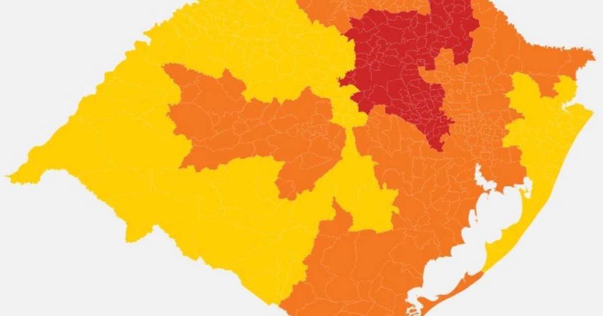 Em Mapa Confira Qual Seria A Classificacao De Risco Da Sua Regiao