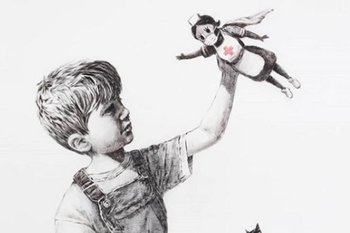 Reprodução / Instagram @banksy Reprodução / Instagram @banksy