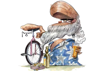 Aldir Blanc, caricatura, Gilmar Fraga<!-- NICAID(14494624) -->