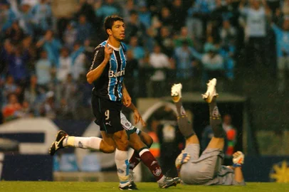 *** Julio Cordeiro - Grêmio 7 ***Gremio X Fluminense,Rômulo comemorando Segundo gol<!-- NICAID(1819486) -->