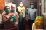 Caxias Unida - frentes solidárias criam grupo de Whatsapp para unir esforços e ajudar mais pessoas diante da crise do coronavírus. Na foto, Fernando Oliveira do projeto Mãos que Ajudam.<!-- NICAID(14497220) -->