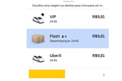 Uber lança Uber Flash<!-- NICAID(14497987) -->