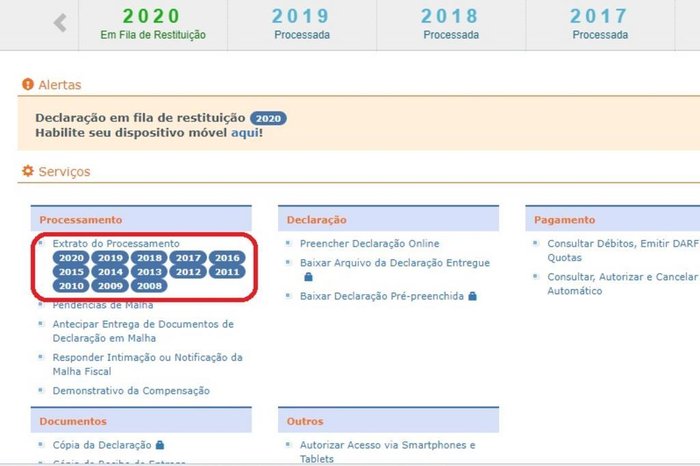 Reprodução / Receita Federal