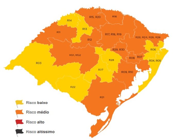 Maioria Das Cidades Da Serra Permanece Com Risco Medio No Mapa Do Distancimento Controlado Pioneiro