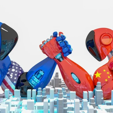  Luta pela conexão 5g entre China e Estados Unidos. Foto:   Bunpoht   /   stock.adobe.comFonte: 241947720<!-- NICAID(14508097) -->