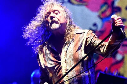 Robert Plant, vocalista do Led Zeppelin<!-- NICAID(14511544) -->