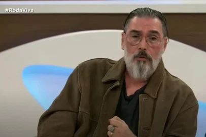 Lobão no programa Roda Viva, da TV Cultura<!-- NICAID(14513009) -->