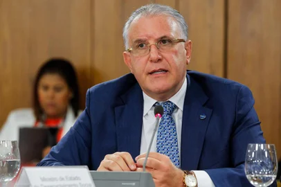  (Brasília - DF, 12/04/2018) Palavras do ministro do Desenvolvimento Social, Alberto Beltrame. Foto: Marcos Corrêa/PR<!-- NICAID(13502301) -->