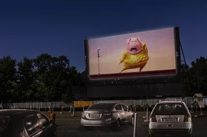 Simulação de como será o drive-in no Shopping Total<!-- NICAID(14517589) -->