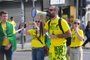  CAXIAS DO SUL, RS, BRASIL  (15/08/2015) Protesto Contra Dilma. Na foto, o professor Allana dos Santos, organizador do protesto contra o governo Dilma (Roni Rigon/pioneiro)<!-- NICAID(11618647) -->