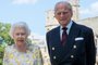 Rainha Elizabeth II e o marido príncipe Philip<!-- NICAID(14519030) -->